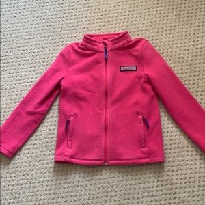Vineyard Vine girls fleece jacket.